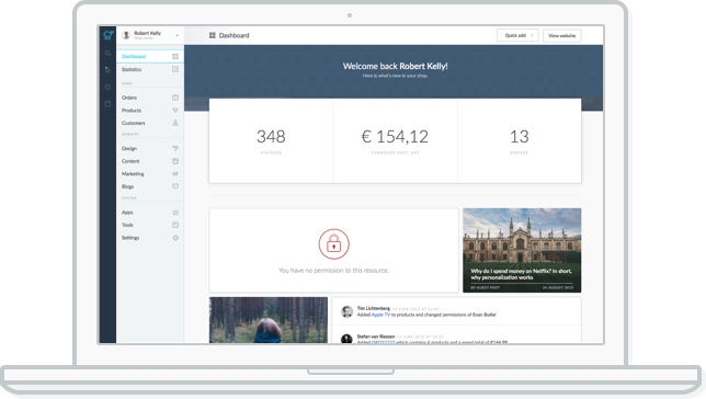 Lightspeed eCommerce backoffice v2