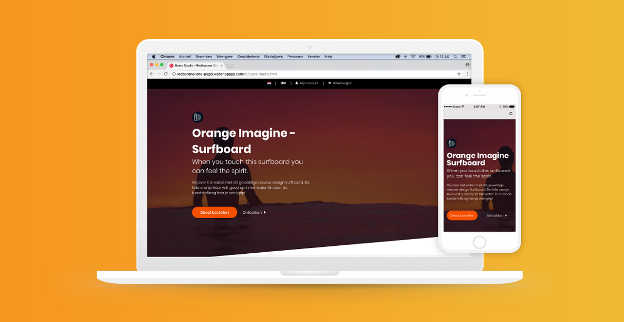 Thema spotlight: Red Banana One-Pager by Red Banana