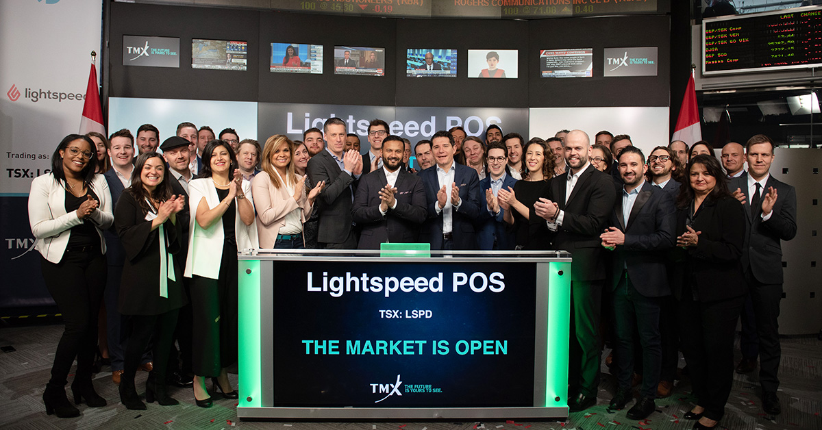 De volgende stap: Lightspeed gaat naar de beurs