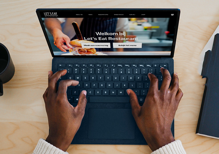 Breid je onderneming<br>nog verder uit<br>met eCom voor Restaurant
