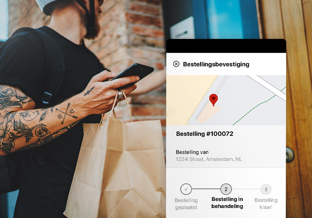 Bedien meer gasten met een directe link naar de bekende bezorgplatforms.